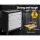 Giantz 5 Drawer Steel Tool Box Cabinet with Lock & Castor Wheels - 75kg Capacity, 61.5x33x74cm, Grey/Black