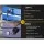 Giantz 5 Drawer Steel Tool Box Trolley - Blue, 75kg Capacity, Lockable, Non-Slip Liners, 360° Castor Wheels, 61