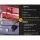Giantz Red 5 Drawer Steel Tool Box Cabinet Chest Trolley, 75kg Capacity, Lockable, Non-Slip Liners, 360° Castor Wheels