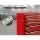 Giantz Red 5 Drawer Steel Tool Box Cabinet Chest Trolley, 75kg Capacity, Lockable, Non-Slip Liners, 360° Castor Wheels