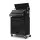 Giantz 7 Drawer Steel Tool Box Cabinet Trolley - Black, Lockable, Ball Bearing Slides, 360° Castors, 62x33x98cm