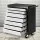 Giantz 7 Drawer Steel Tool Box Cabinet Chest Trolley with Lockable Castors, 100kg Capacity, Grey - 1 Year Warranty