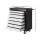 Giantz 7 Drawer Steel Tool Box Cabinet Chest Trolley with Lockable Castors, 100kg Capacity, Grey - 1 Year Warranty