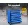Giantz 7 Drawer Steel Tool Box Cabinet Trolley, 100kg Capacity, Lockable, Non-Slip Liners, Blue, 61.5x33x72