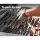 Giantz 9 Drawer Tool Box Cabinet - Durable Steel, Lockable, Non-Slip Liners, 75kg Capacity, Black & Grey Finish