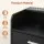 Artiss Professional Salon Station Rolling Cart with 2 Drawers, 2 Tool Holders and Lockable Wheels Black