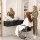 Artiss 105cm Wall Mounted Salon Station Cabinet for Hair Styling with Lockable Drawers and Tool Holders Black