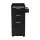 Artiss Professional Salon Station Rolling Cart with 2 Drawers and Cabinet 360° Wheels Black