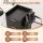 Artiss Professional Salon Station Rolling Cart with 2 Drawers and Cabinet 360° Wheels Black