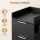 Artiss Professional Salon Station Rolling Cart with 2 Drawers and Cabinet 360° Wheels Black