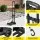 Giantz Folding Trolley Portable Hand Truck Lightweight Travel Luggage Trolley 25kg Adjustable Handle Black