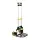 Giantz Folding Trolley Portable Hand Truck Lightweight Travel Luggage Trolley 80kg Capacity Silver 3 Position Handle