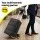 Giantz Folding Trolley Portable Hand Truck Lightweight Travel Luggage Trolley 80kg Capacity Silver 3 Position Handle