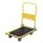 Giantz Platform Trolley Hand Truck Folding Platform Cart 150kg Nonslip Base Foldable Handle Yellow
