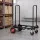 Giantz Foldable Hand Trolley Transport Cart 180kg Collapsible Flatbed Black