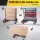 Giantz Foldable Hand Trolley Transport Cart 180kg Collapsible Flatbed Black