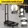 Giantz Folding Hand Truck Platform Trolley 200kg Heavy-Duty Dolly Cart with Adjustable Handle Black
