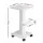 Embellir Salon Trolley Cart, Aluminium & ABS, 37.5x34x67.5cm, White - Stylish Beauty Rolling Tray with Lockable Wheels