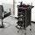 Embellir Salon Trolley Cart, Plastic, 36x42x90.5cm, Black, 6-Tier Beauty Storage with Wheels, Hairdressing Tray