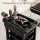 Embellir 6-Tier Salon Trolley Cart with 5 Slide-Out Trays on Wheels for Hairdressing Black