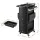 Embellir Salon Trolley 7-Tier with 6 Removable Trays 2 Lockable Doors Black