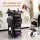 Embellir Salon Trolley 7-Tier with 6 Removable Trays 2 Lockable Doors Black