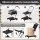 Artiss Foldable Double Layer Shopping Trolley 90kg Capacity with Detachable Crate and Brake Pedal Grey