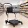 Artiss Foldable Double Layer Shopping Trolley 90kg Capacity with Detachable Crate and Brake Pedal Grey