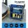 Giantz 3-Tier Steel Tool Cart with Pegboard, Hooks, Screwdriver Bay, 150kg Capacity, 79x35.5x77cm, Blue