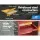 Giantz 3-Tier Steel Tool Cart with Pegboard, Hooks, Screwdriver Bay, 150kg Capacity, Red, 79x35.5x77cm,