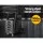 Giantz Steel 4-Drawer Welding Trolley Cart with Lockable Wheels, Gas Cylinder Storage & 100kg Capacity - Black