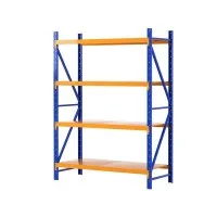 Giantz 2Mx1.5M Heavy-Duty Warehouse Shelving Rack, 200kg Capacity, Industrial Steel, Adjustable Shelves, Easy Assembly