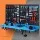 Giantz 108 Wall-Mounted Tool Storage Rack | 4 Durable Peg Boards, 100 Adjustable Holders, 4 Shelves | 62kg Capacity