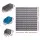 Giantz 48-Bin Wall Rack: Steel Peg Board, Detachable Bins, Upgraded Stability for Garage Tool Organisation