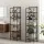 Artiss 2X Floor Standing Corner Shower Caddy 5 Tier Bathroom Organiser Black Durable Metal Rack 2 Pack
