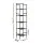 Artiss 2X Floor Standing Corner Shower Caddy 5 Tier Bathroom Organiser Black Durable Metal Rack 2 Pack