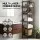 Artiss 2X Floor Standing Corner Shower Caddy 5 Tier Bathroom Organiser Black Durable Metal Rack 2 Pack