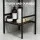 Artiss 2X Floor Standing Corner Shower Caddy 5 Tier Bathroom Organiser Black Durable Metal Rack 2 Pack