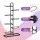 Everfit 7-Tier Ball Storage Rack, Heavy-Duty Steel Organiser for Garage/Gym, Black, 58x23.5x115cm - Easy Assembly