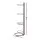 Everfit 4-Tier Ball Storage Rack – Heavy-Duty Steel Sports Equipment Organiser for Garage/Gym, 28x24x92cm, Black