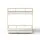 Artiss 2X 2‑Tier Corner Bathroom Storage Rack Gold Marble Look Reinforced Twin Bars Stable Base 20kg