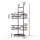 Artiss 2X 3 Tier Over the Door Shower Caddy Hanging Bathroom Storage Organiser Black Iron Waterproof