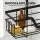 Artiss 2X 3 Tier Over the Door Shower Caddy Hanging Bathroom Storage Organiser Black Iron Waterproof
