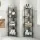 Artiss 2x Floor Standing Corner Shower Caddy 4 Tier Rustproof Black Metal Bathroom Storage Rack 4Tier