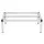 Giantz Aluminium Dunnage Rack 61 x 36 x 20cm 454kg Heavy Duty Commercial Kitchen Storage Platform Silver