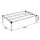Giantz Aluminium Dunnage Rack 91 x 51cm 454kg Heavy-Duty Commercial Kitchen Storage Platform Silver