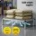 Giantz Aluminium Dunnage Rack 91 x 51cm 454kg Heavy-Duty Commercial Kitchen Storage Platform Silver
