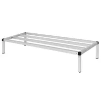 Giantz Aluminium Dunnage Rack 454kg Heavy-Duty Kitchen Storage Platform Silver