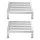 Giantz 35cm Dunnage Rack 2-Pack 454kg Stainless Steel Kitchen Floor Stands Silver Commercial Grade
