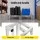 Giantz 35cm Dunnage Rack 2-Pack 454kg Stainless Steel Kitchen Floor Stands Silver Commercial Grade
